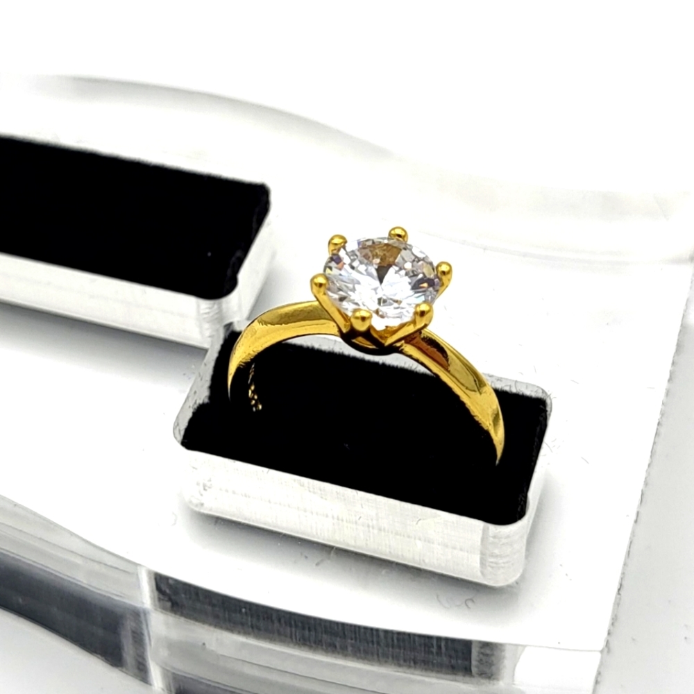 18k rolled gold plated ring